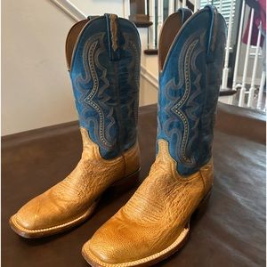 LUCCHESE Men’s ostrich boot